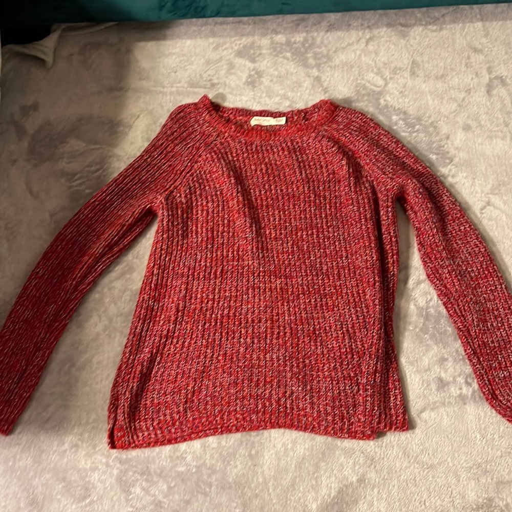 red sweater